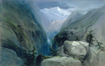 Berglandschap door Henry Bright